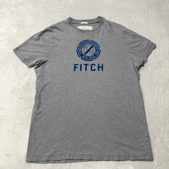Abercrombie & Fitch Other - Y2K Abercrombie & Fitch Muscle T-Shirt Mens 2XL Single Stitch Raised Velvet Logo